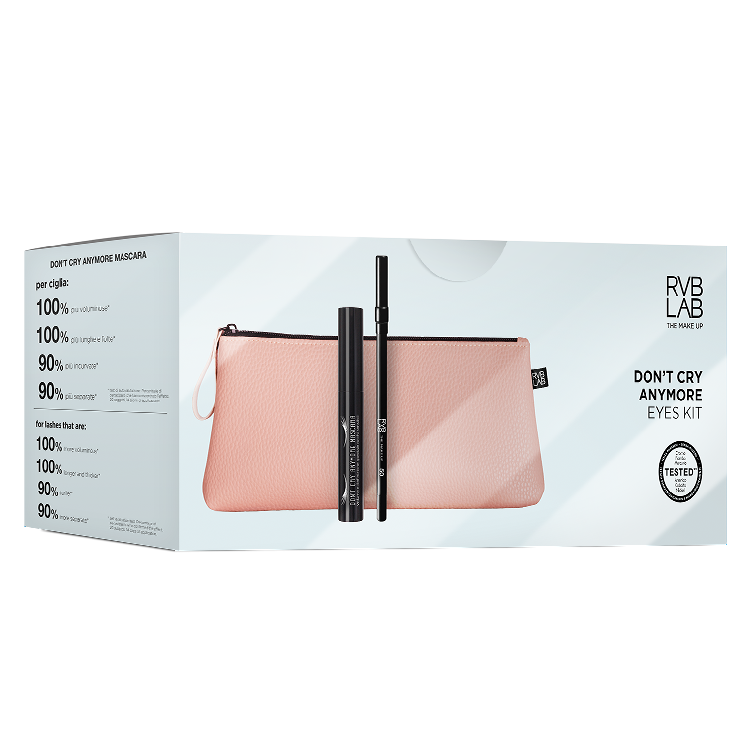 Kit Don’t Cry Anymore (mascara 11ml + lapiz resistente al agua 50 1,2 gr)